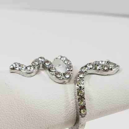 Crystal Snake Ring Size 7.5 - Unique Collectibles