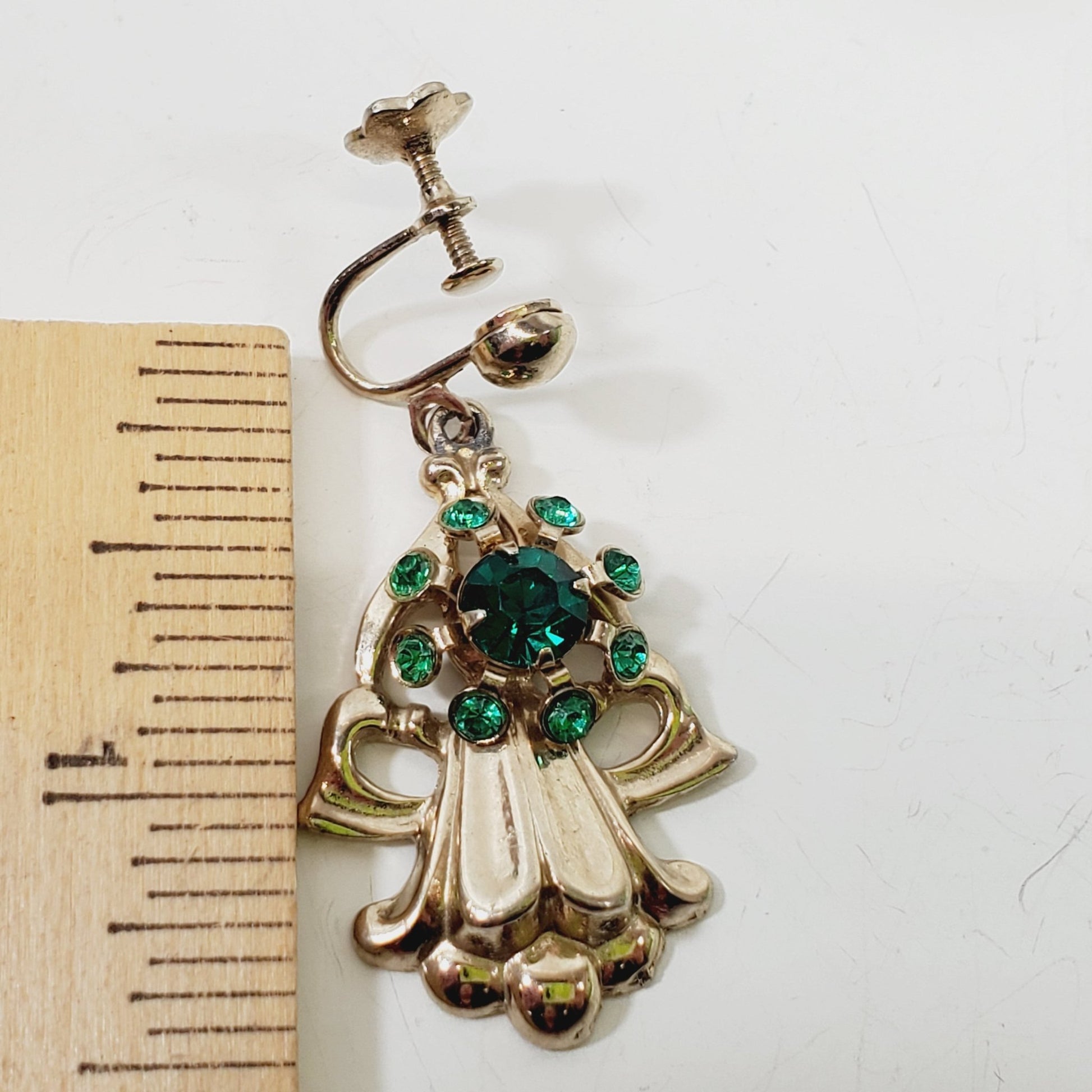 Vintage Crystal Earrings Screw Back - Unique Collectibles