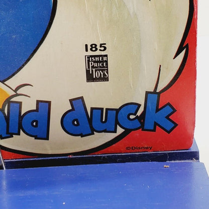 Fisher - Price Donald Duck Xylophone Wooden Pull Toy 185 1938 - 1952 - Unique Collectibles