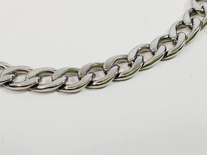 Stainless Steel Cuban Curb Bracelet 7" - Unique Collectibles