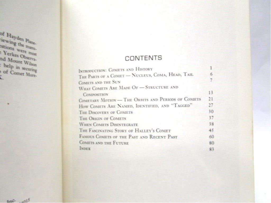 Comets by David Knight 1968 Book - Unique Collectibles