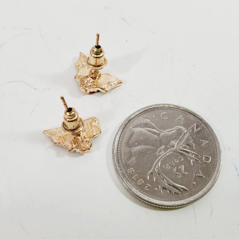 Crystal Christmas Holly Earrings - Unique Collectibles
