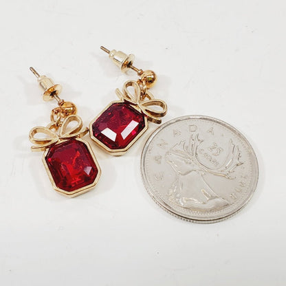 Crystal Christmas Presents Earrings - Unique Collectibles