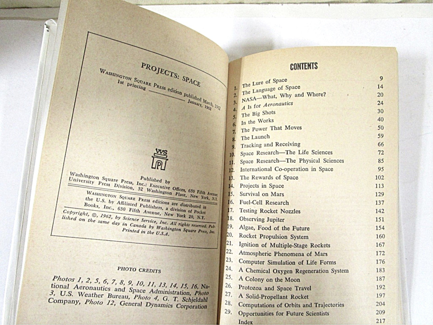 Projects Space by Judith Viorst 1962 - Unique Collectibles