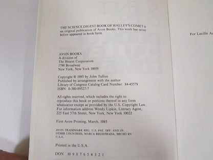 Science Digest Book of Halley's Comet by John Tullis - Unique Collectibles