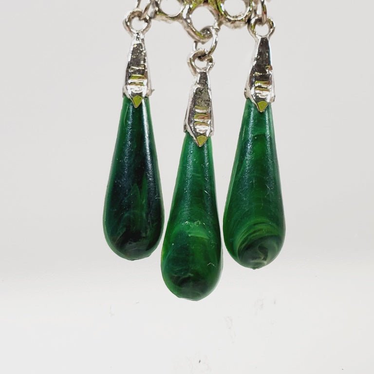 Vintage Green Pendant - Unique Collectibles