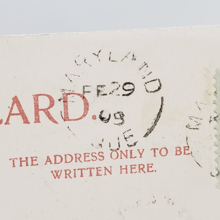 1909 Humorous Soldier & Horse Postcard - Unique Collectibles