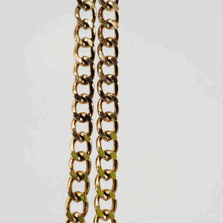 Vintage 2 Strand Chain Necklace - Unique Collectibles