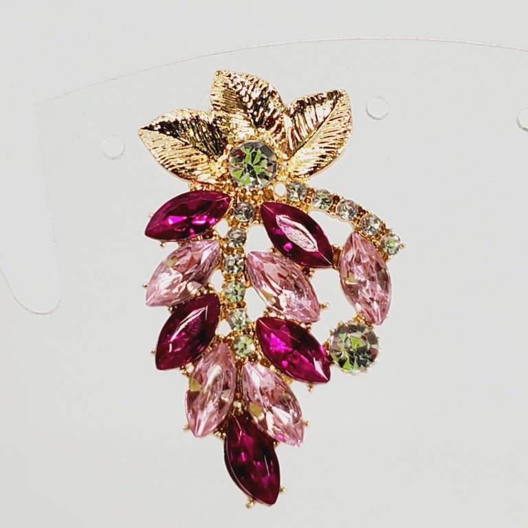 Fancy Crystal Pierced Earrings - Unique Collectibles