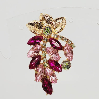 Fancy Crystal Pierced Earrings - Unique Collectibles