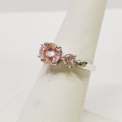 Pink Crystal Ring Size 5.75 - Unique Collectibles