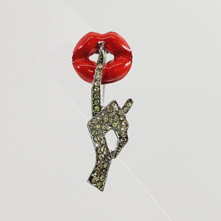 Shhhh Brooch - Unique Collectibles