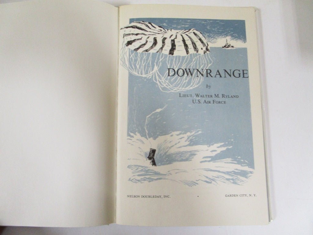 Downrange by Ryland - Rare 1962 First Edition Vintage Collectible Book - Unique Collectibles