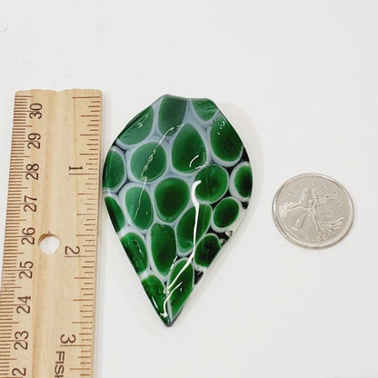 Handmade Large Art Glass Pendant - Unique Collectibles