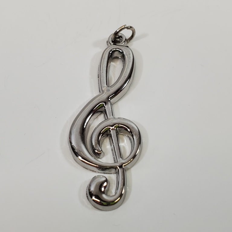 Music Note Treble Clef Pendant - Unique Collectibles