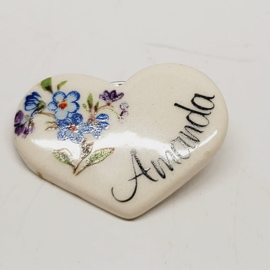 Vintage 1981 Brooch Amanda Pin - Unique Collectibles