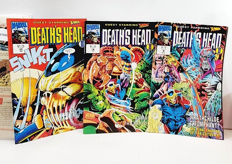3 Issues of Death's Head Marvel Comics - Unique Collectibles