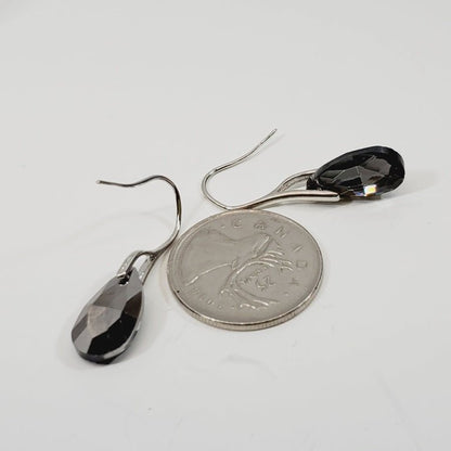 Black Crystal Earrings - Unique Collectibles