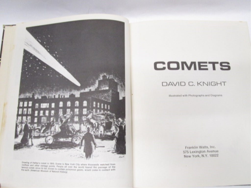 Comets by David Knight 1968 Book - Unique Collectibles