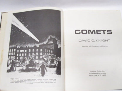 Comets by David Knight 1968 Book - Unique Collectibles