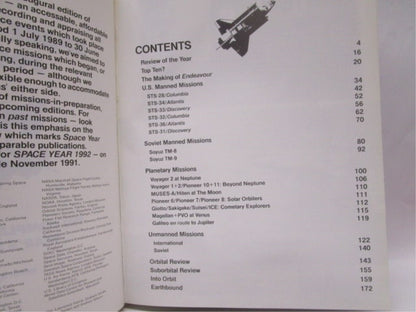 Space Year 1991: The Complete Record of the Year's Space Events edited by Nigel Macknight. - Unique Collectibles