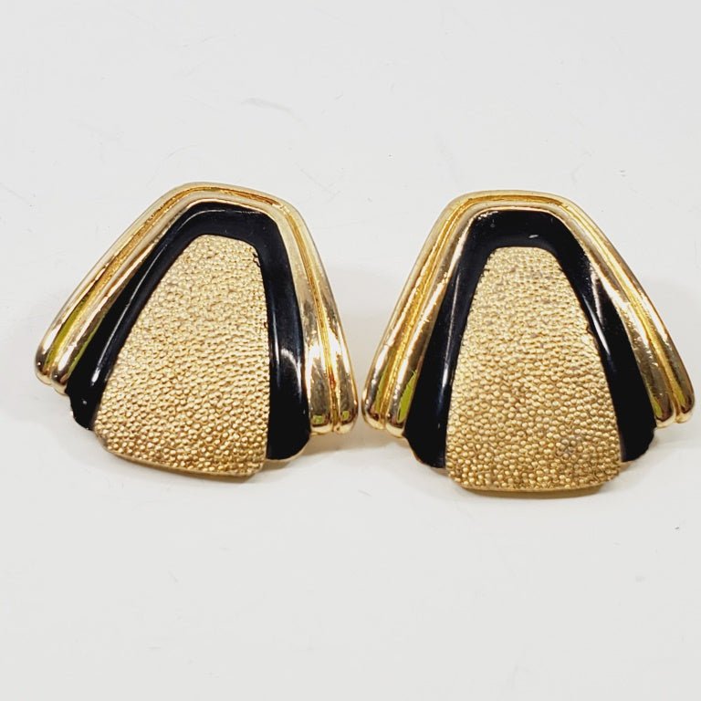 1986 Vintage Pierced Earrings Signed JJ - Unique Collectibles