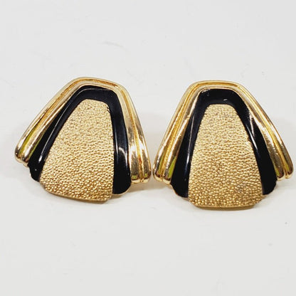 1986 Vintage Pierced Earrings Signed JJ - Unique Collectibles