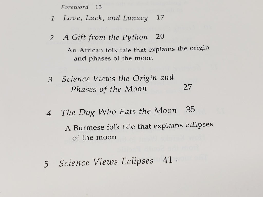 1971 Book Moon in Fact and Fancy by Alfred Slote - Unique Collectibles