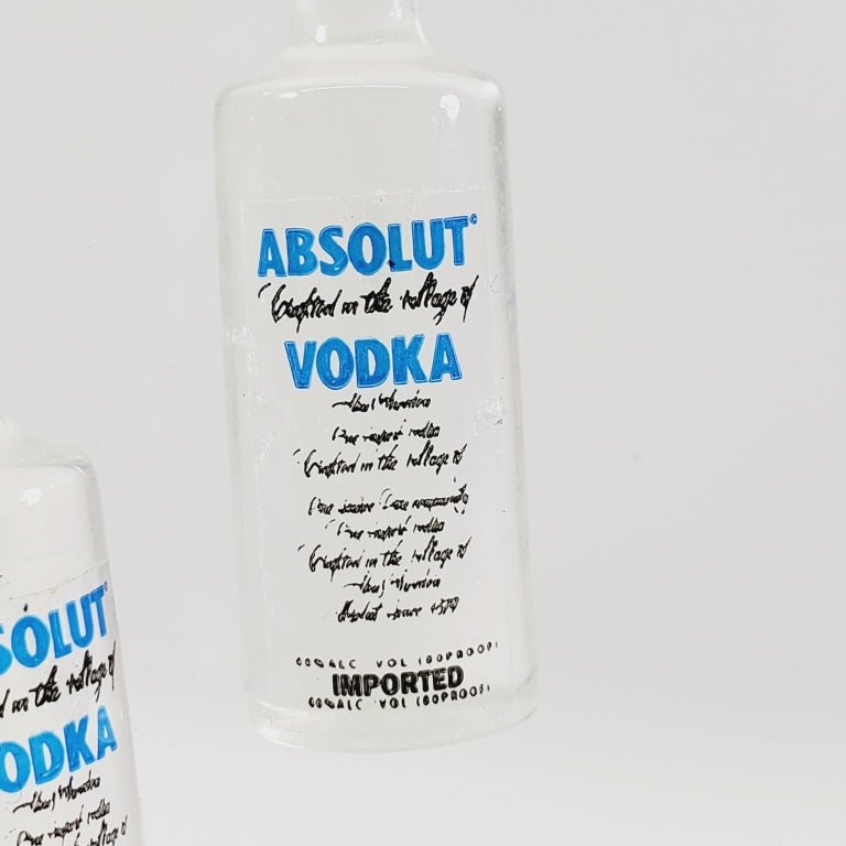 Absolut Vodka Bottle Shaped Earrings - Unique Collectibles