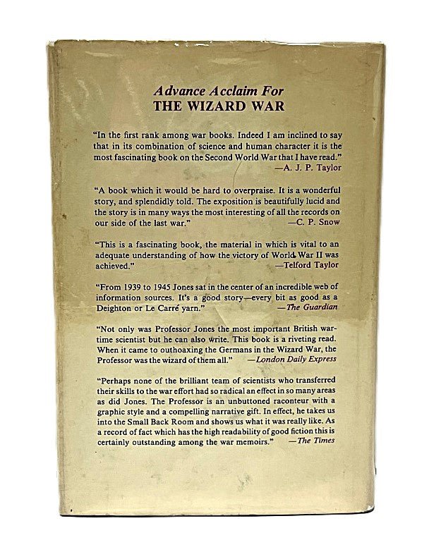 The Wizard War: British Scientific Intelligence 1st American Edition - Unique Collectibles