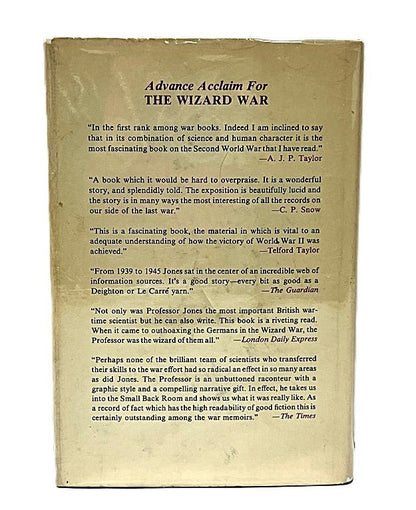 The Wizard War: British Scientific Intelligence 1st American Edition - Unique Collectibles