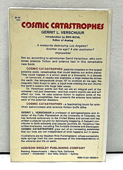 Cosmic Catastrophes Gerrit L Verschuur Hardcover - Unique Collectibles