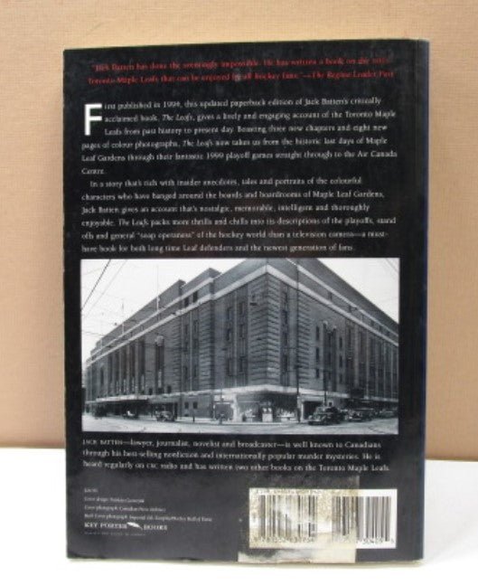 The Toronto Maple Leafs History 1999 Book by Jack Batten - Unique Collectibles