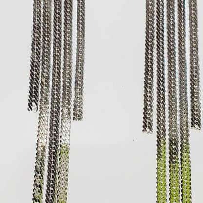 EXTREMELY Long Chain Earrings Almost 8" - Unique Collectibles