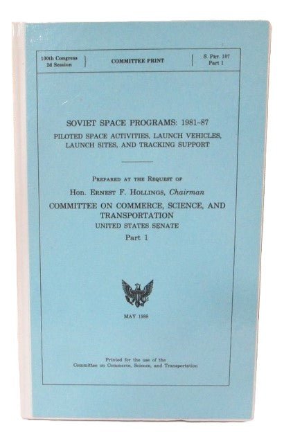 Soviet Space Programs 1981 - 1987 - Unique Collectibles