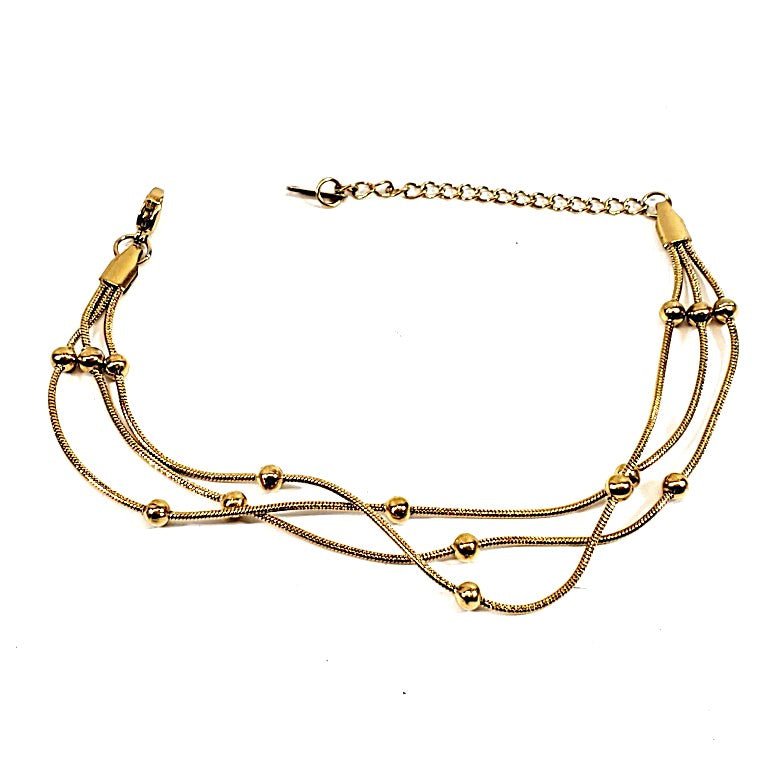 Vintage Bracelet with Multiple Strands 7" - Unique Collectibles