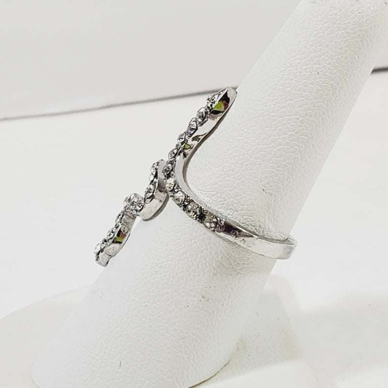 Crystal Snake Ring Size 7.5 - Unique Collectibles