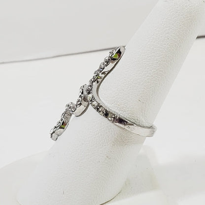 Crystal Snake Ring Size 7.5 - Unique Collectibles