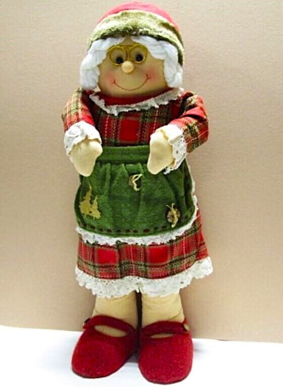 Vintage Mrs Santa Claus Figure - Unique Collectibles