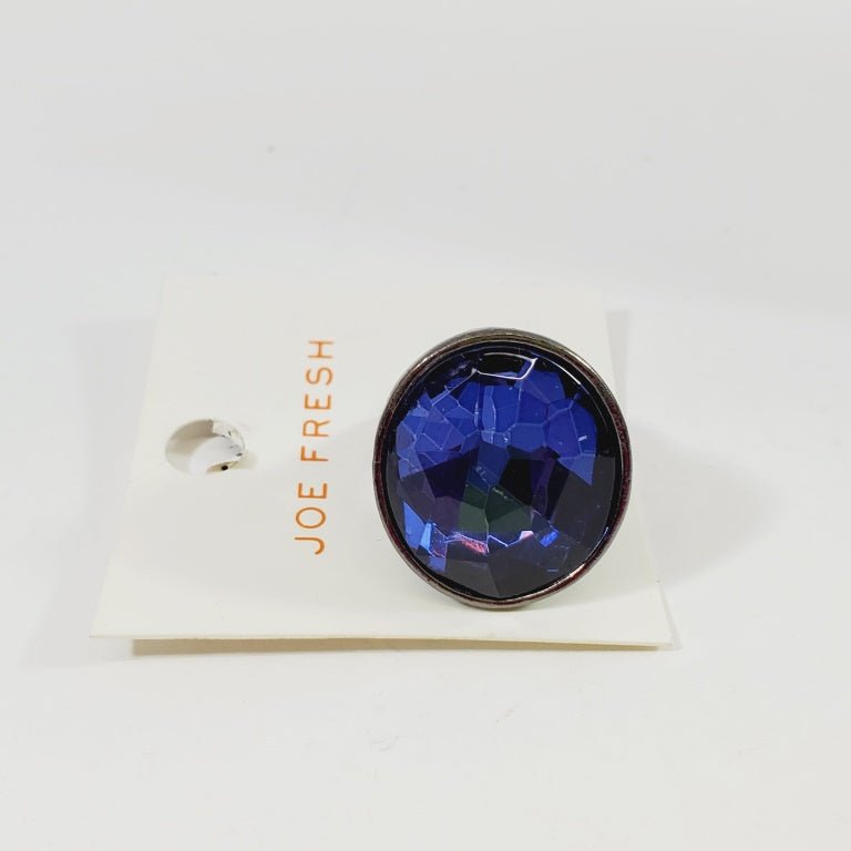Blue Gemstone Ring Size 7 Joe Fresh - Unique Collectibles