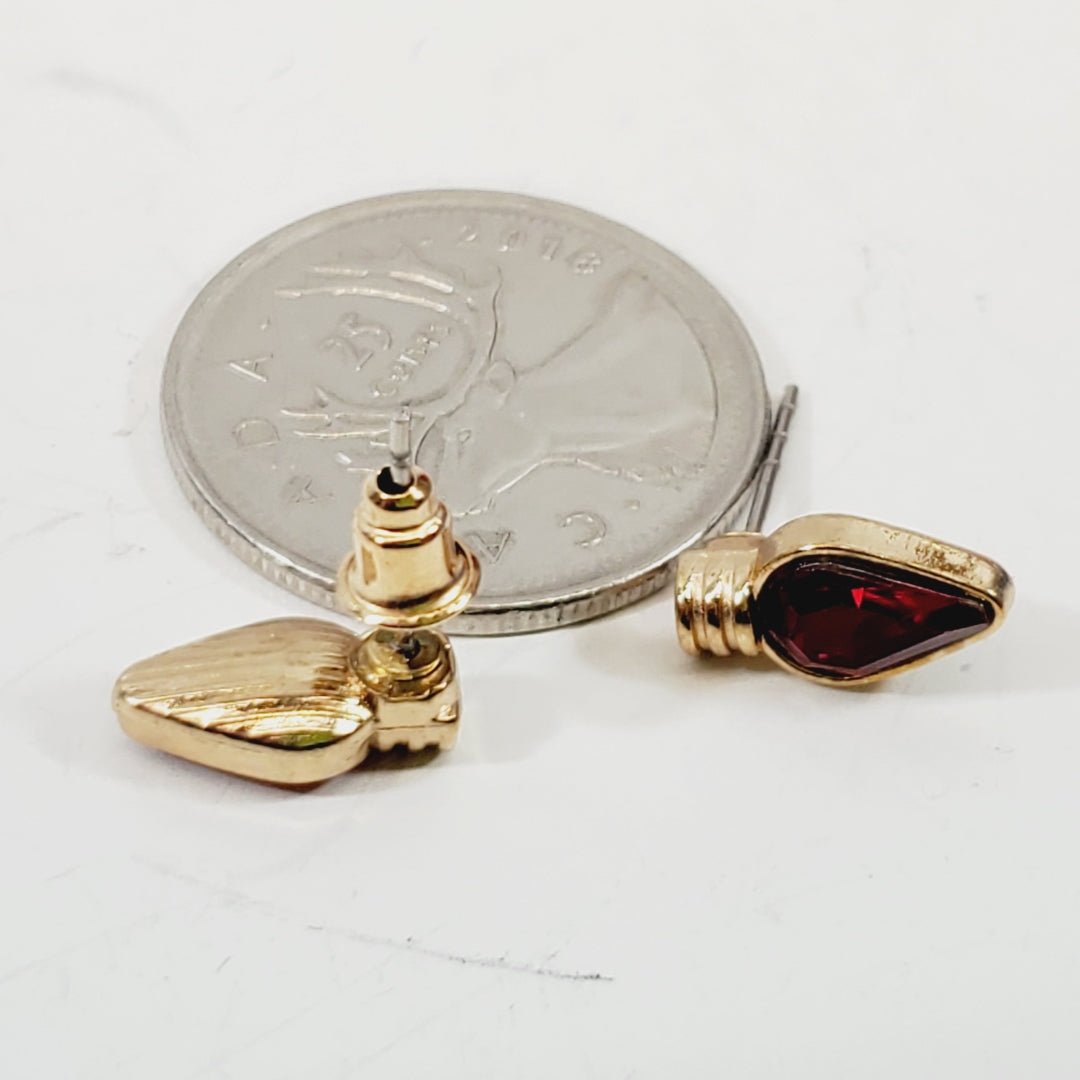 Crystal Christmas Earrings Light Bulbs - Unique Collectibles