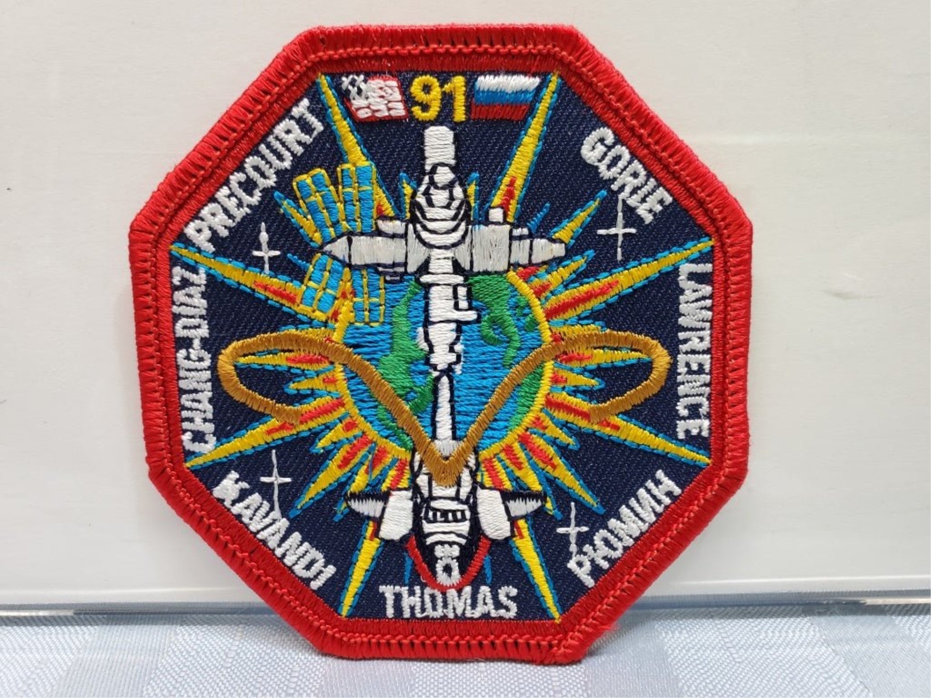NASA 3" Patch 91 Kavandi Thomas Gorie Lawrence Diaz Precourt + - Unique Collectibles