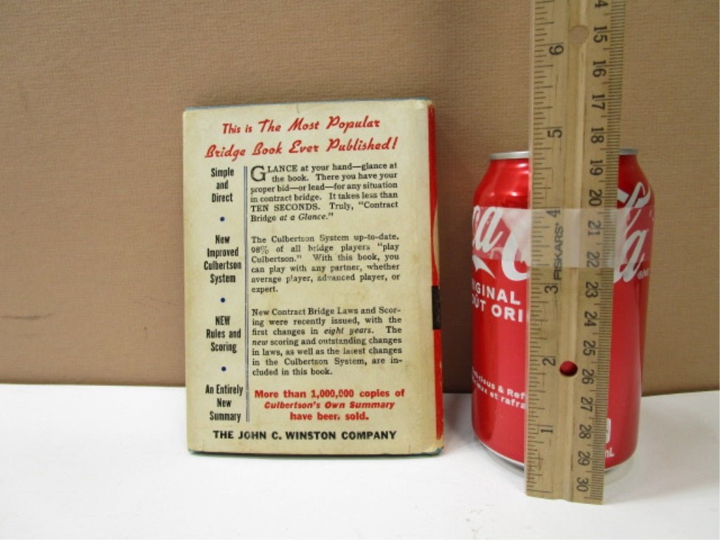 1946 Culbertson's Own Summary Contract Bridge Book - Unique Collectibles