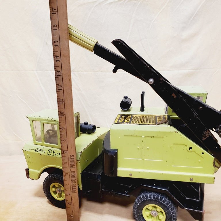 1967 Green Tonka Mighty Shovel 3930 Pressed Steel [50] - Unique Collectibles