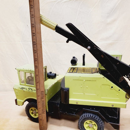 1967 Green Tonka Mighty Shovel 3930 Pressed Steel [50] - Unique Collectibles
