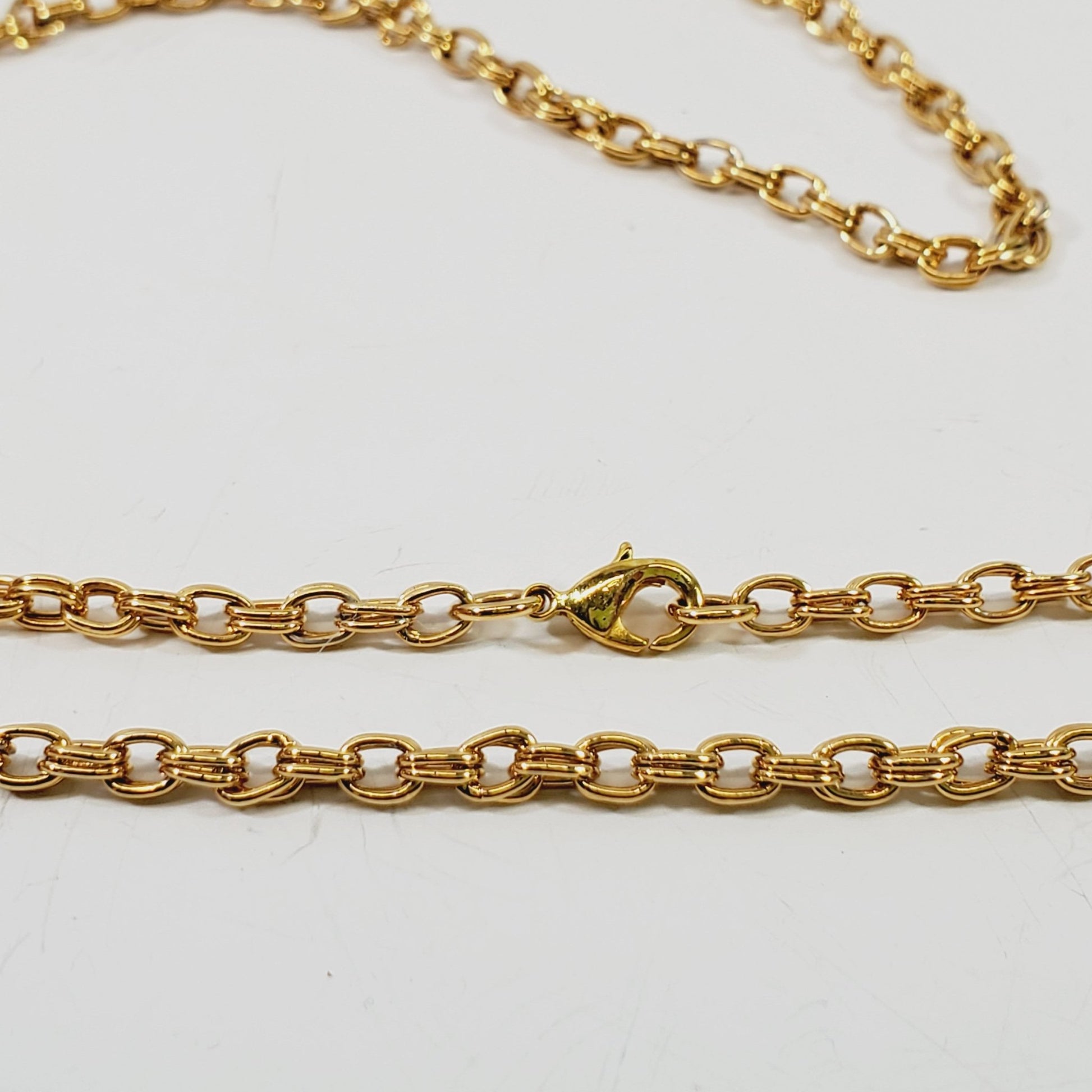 Vintage Goldtone Sweater Necklace Chain 32" - Unique Collectibles