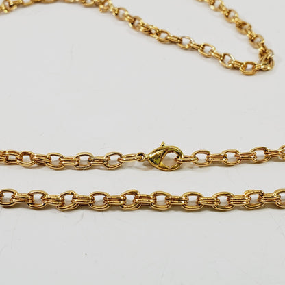 Vintage Goldtone Sweater Necklace Chain 32" - Unique Collectibles