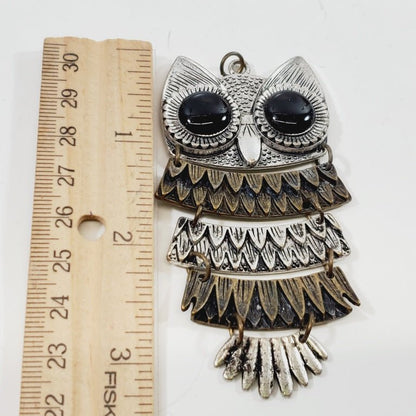 Large Owl Pendant - Unique Collectibles