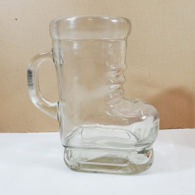 Vintage Large Hockey Skate Beer Glass Final Touch Brand - Unique Collectibles
