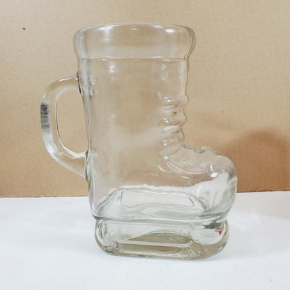 Vintage Large Hockey Skate Beer Glass Final Touch Brand - Unique Collectibles